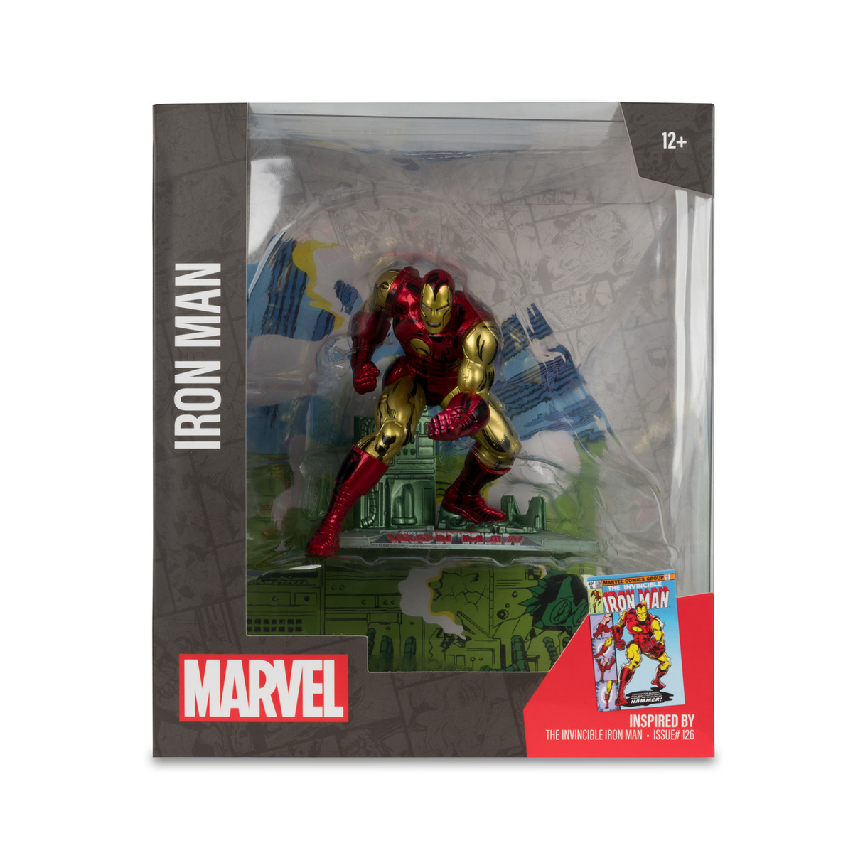 McFarlane Toys Marvel Iron Man The Invincible Iron Man #126 1:10 Scale Posed Figure