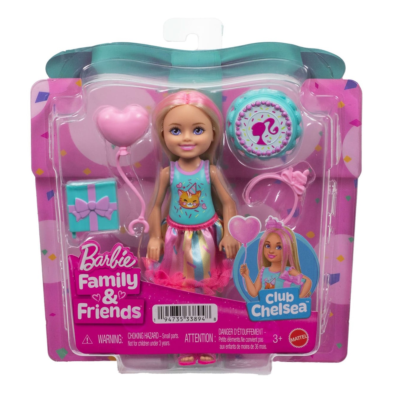 Barbie Chelsea Birthday Doll Bundle With Stylish Accessories Outfit And Gift Box