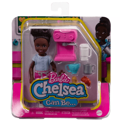 Barbie Chelsea Can Be Doll: Barista Career Doll 194735101719