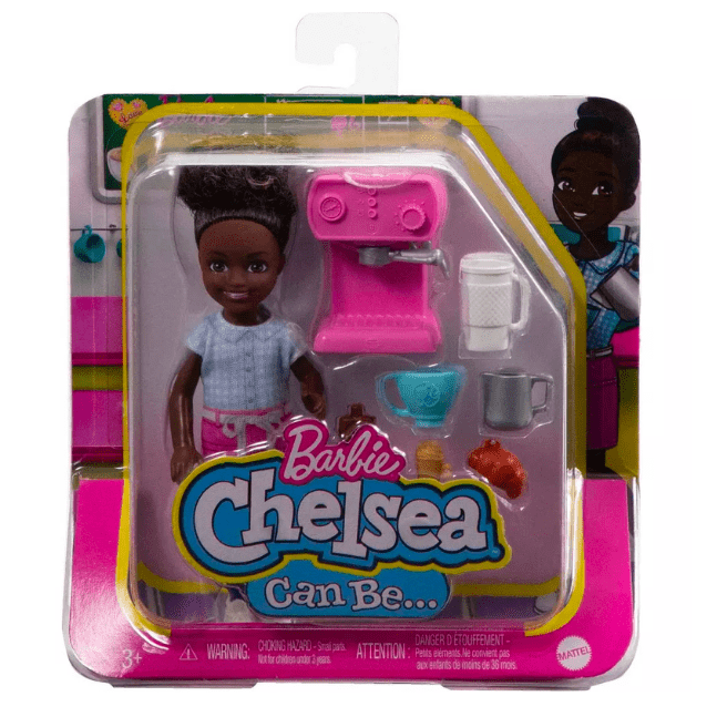 Barbie Chelsea Can Be Doll: Barista Career Doll 194735101719