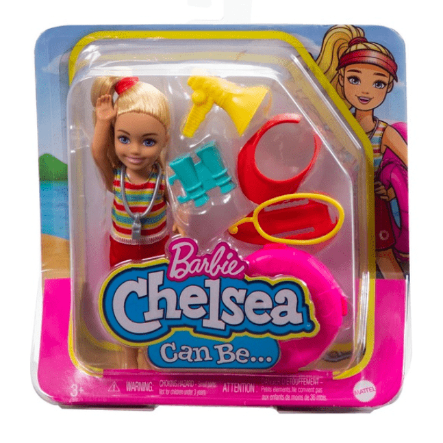Barbie Chelsea Can Be Doll: Lifeguard Career Doll 194735101801