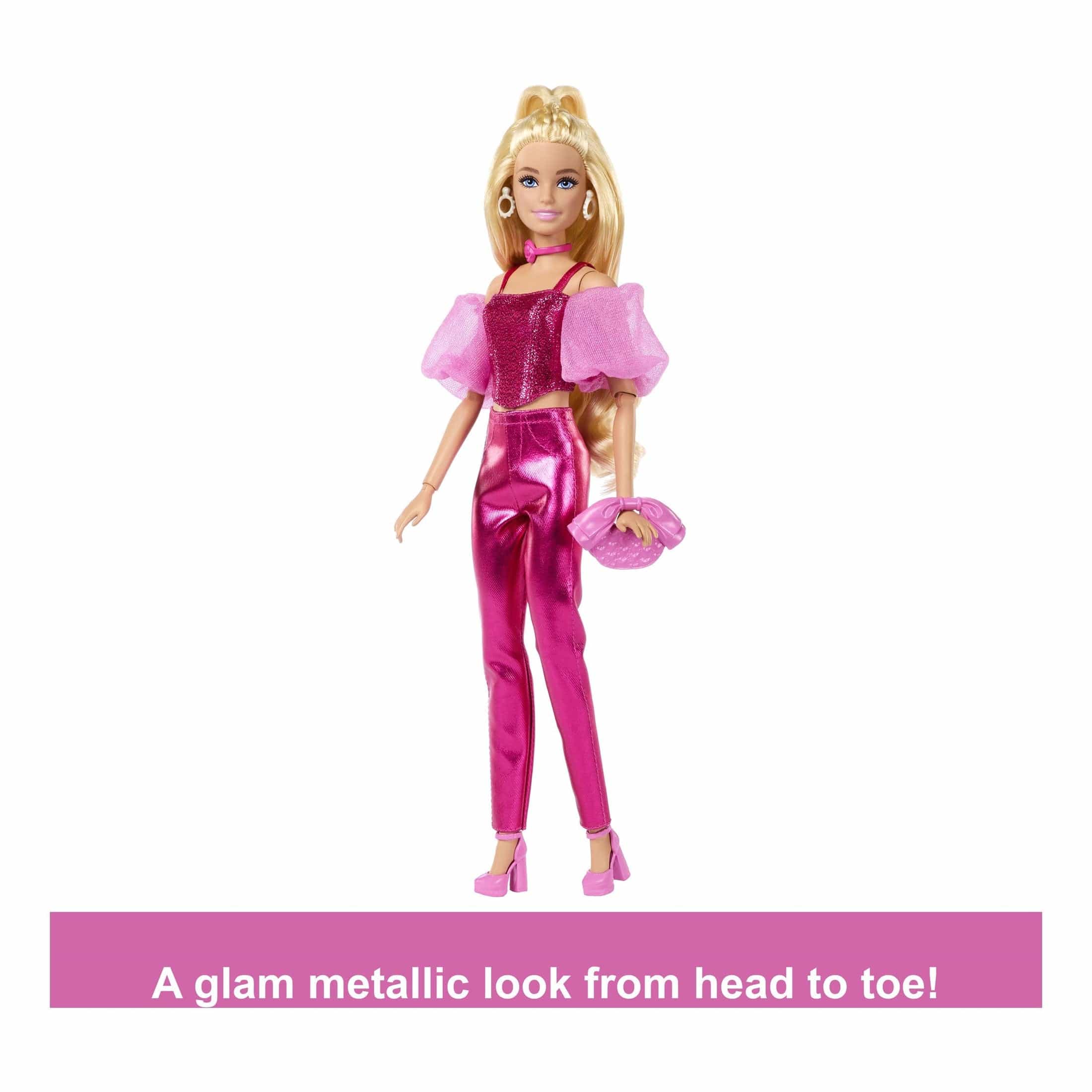 Barbie Deluxe Style Metallic Pink Corset