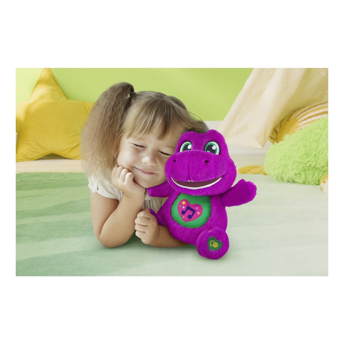 Barney Singing Plush Toy for Children with Soft Cuddly Materials and Vibrant Colors 194735322046