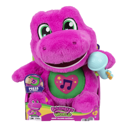Barney Singing Plush Toy for Children with Soft Cuddly Materials and Vibrant Colors 194735322046