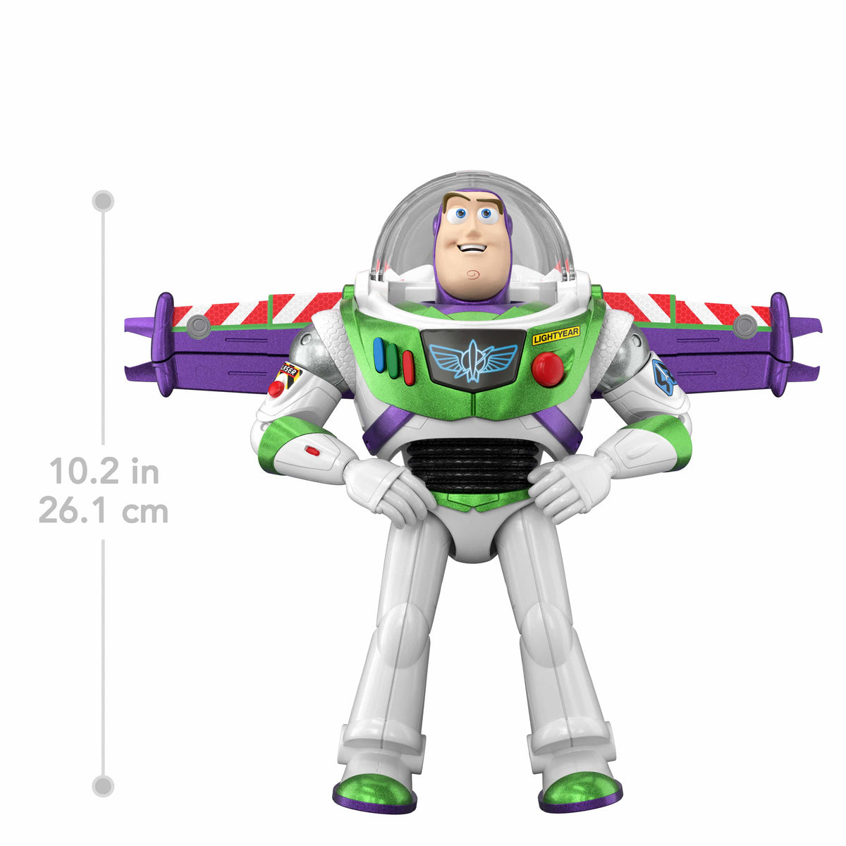 Disney Pixar Toy Story 5 Buzz Lightyear Flight Mode Hi-Tech Edition Figure 194735352524
