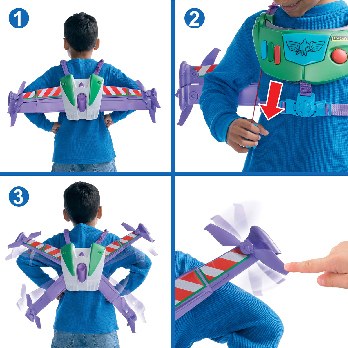 Disney Pixar Toy Story 5 Buzz Lightyear Hi-Tech Space Ranger Jetpack 194735356744