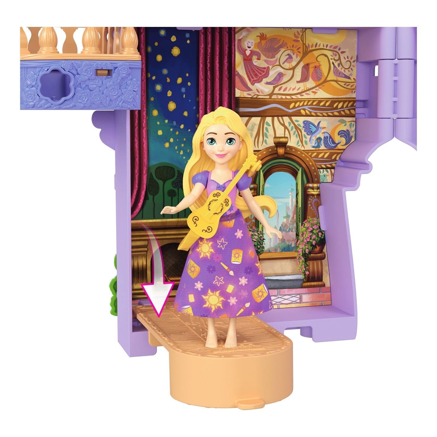Disney Princess Rapunzel Stacking Castle Toy Set