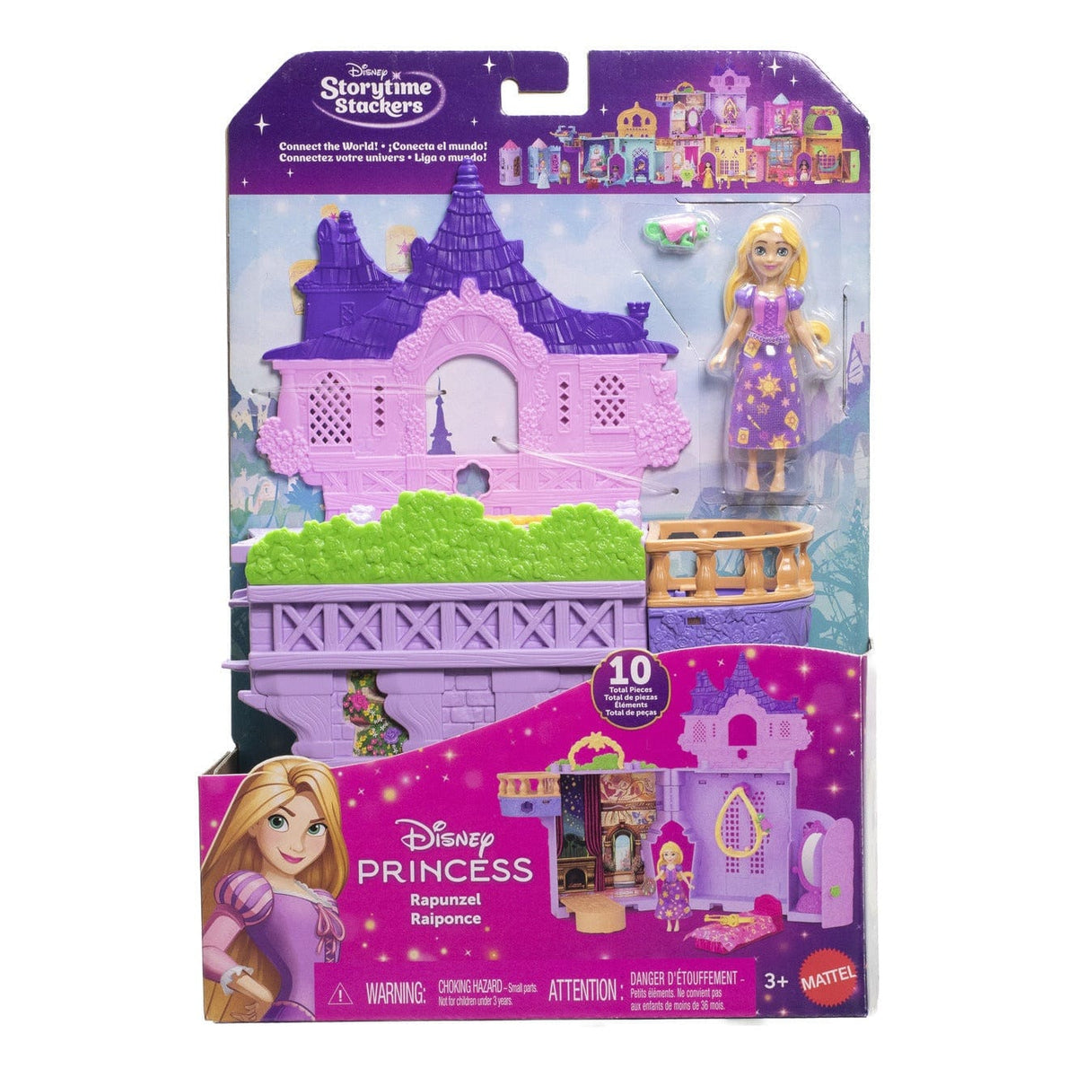 Disney Princess Rapunzel Stacking Castle Toy Set