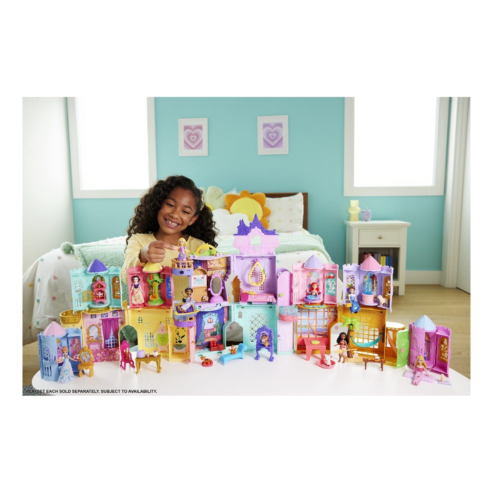 Disney Princess Rapunzel Stacking Castle Toy Set