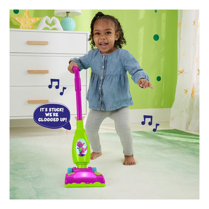 Fisher Price Barney's World Clean Up Vacuum for Kids Learning Responsibility and Imaginative Play