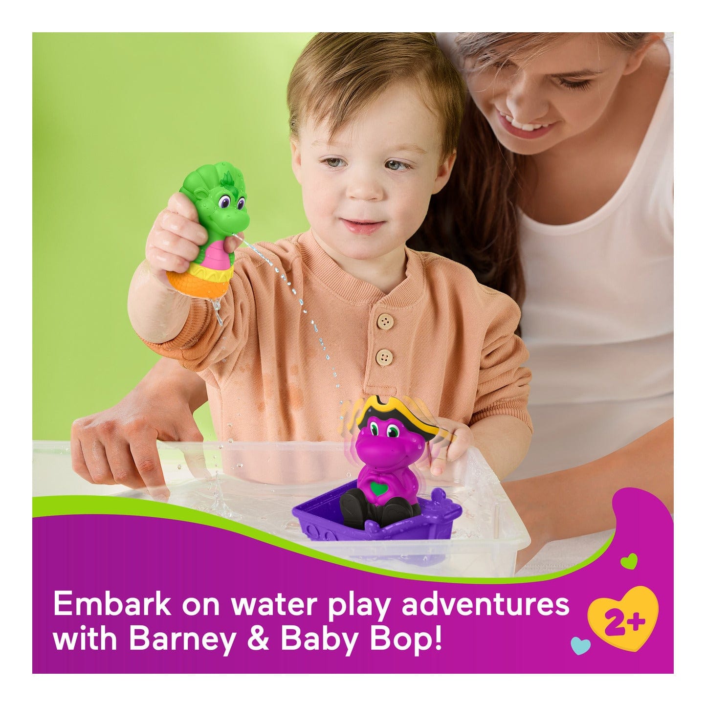 Fisher Price Barneys World Water Fun Pirate Ship Adventure Playset
