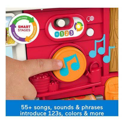 Fisher Price Caring Fun Animal Farm Toy for Preschool Children with Soft Animal Characters and Vibrant Colors