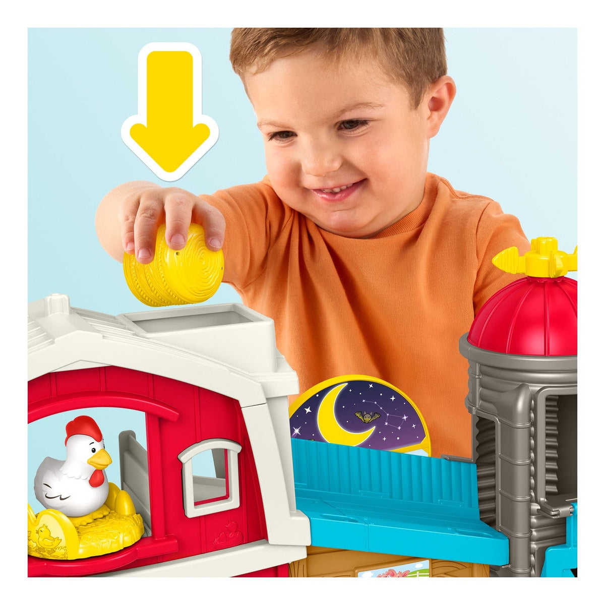 Fisher Price Caring Fun Animal Farm Toy for Preschool Children with Soft Animal Characters and Vibrant Colors