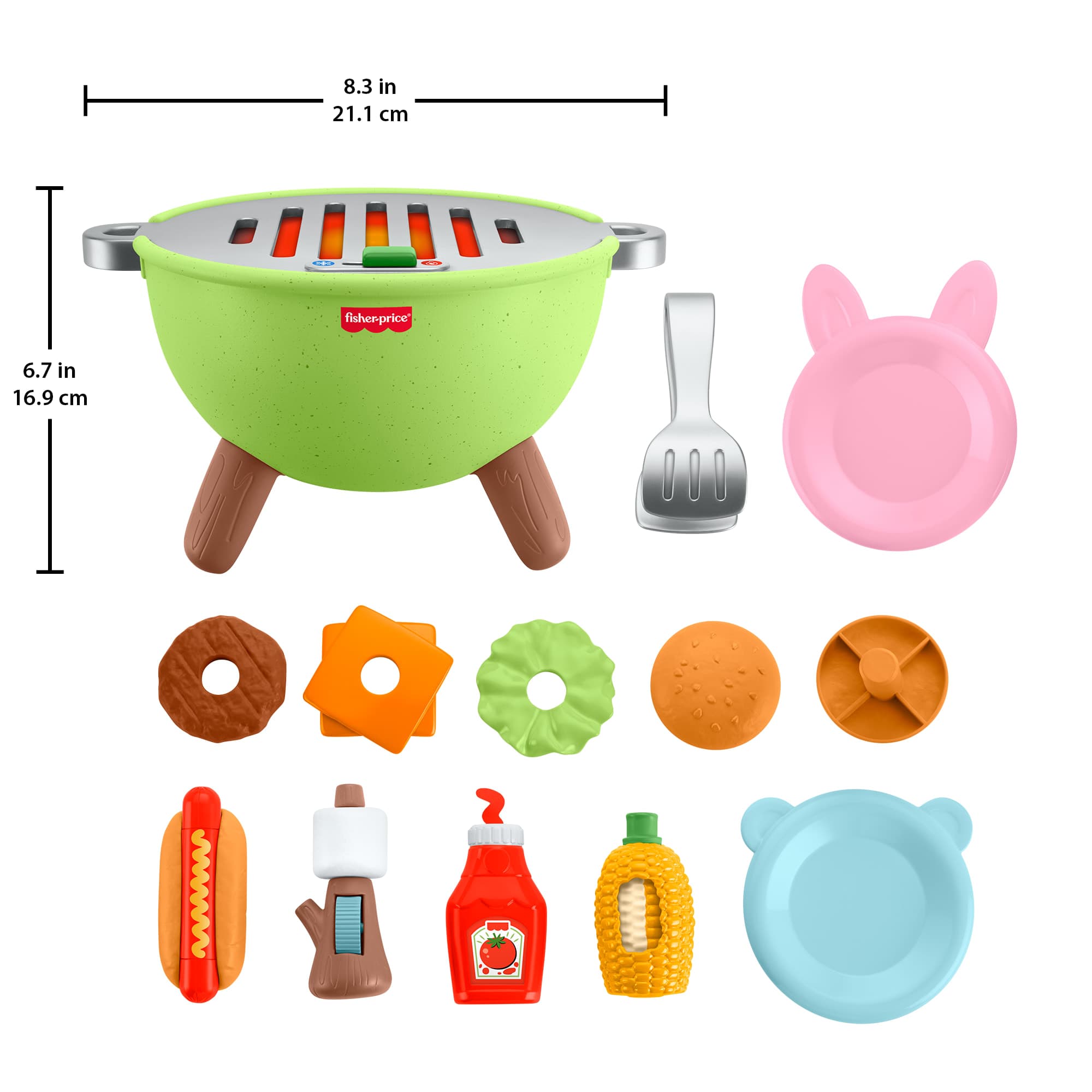 Fisher-Price Friendship Forest All-Access Interactive Learning Activity Grill Playset