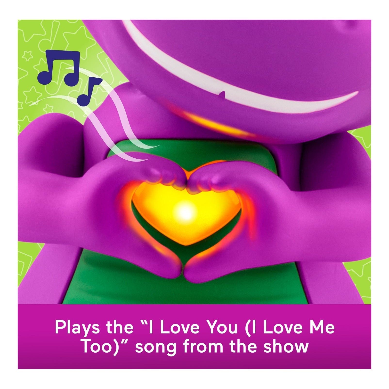 Fisher Price Heart Hands Barney Toy for Creative Imaginative Play