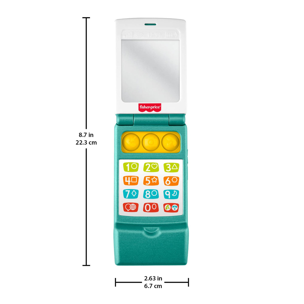 Fisher-Price Laugh And Learn Flip Phone Educational Toy For Toddlers Everyday Play