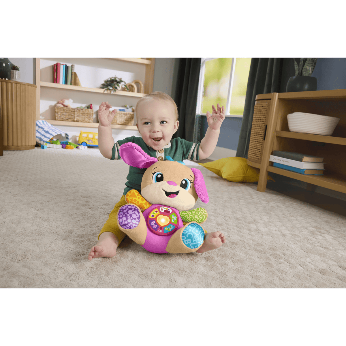 Fisher Price Laugh and Learn Smart Stages Sister Plush Toy 194735293988