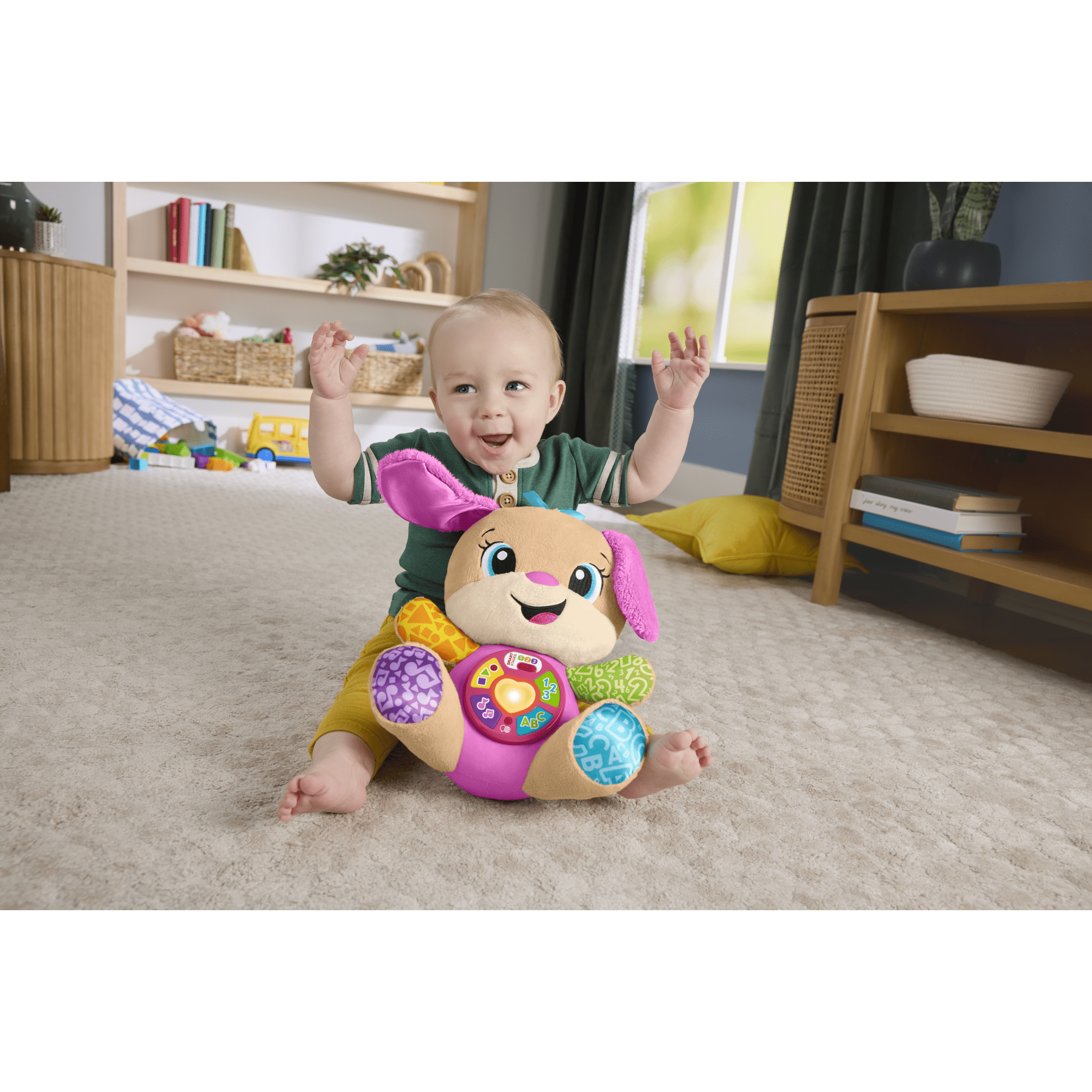 Fisher Price Laugh and Learn Smart Stages Sister Plush Toy 194735293988