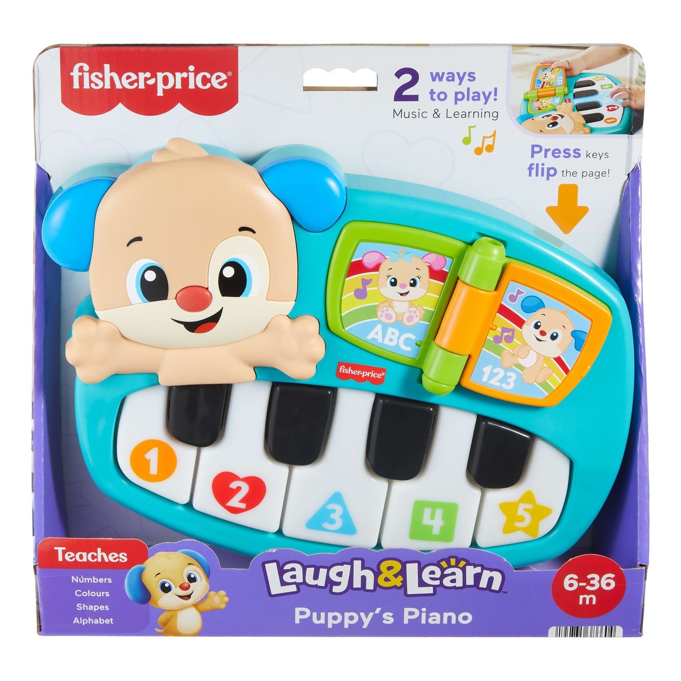 Fisher-Price Laugh & Learn Puppy's Piano Interactive Musical Educational Toy Set