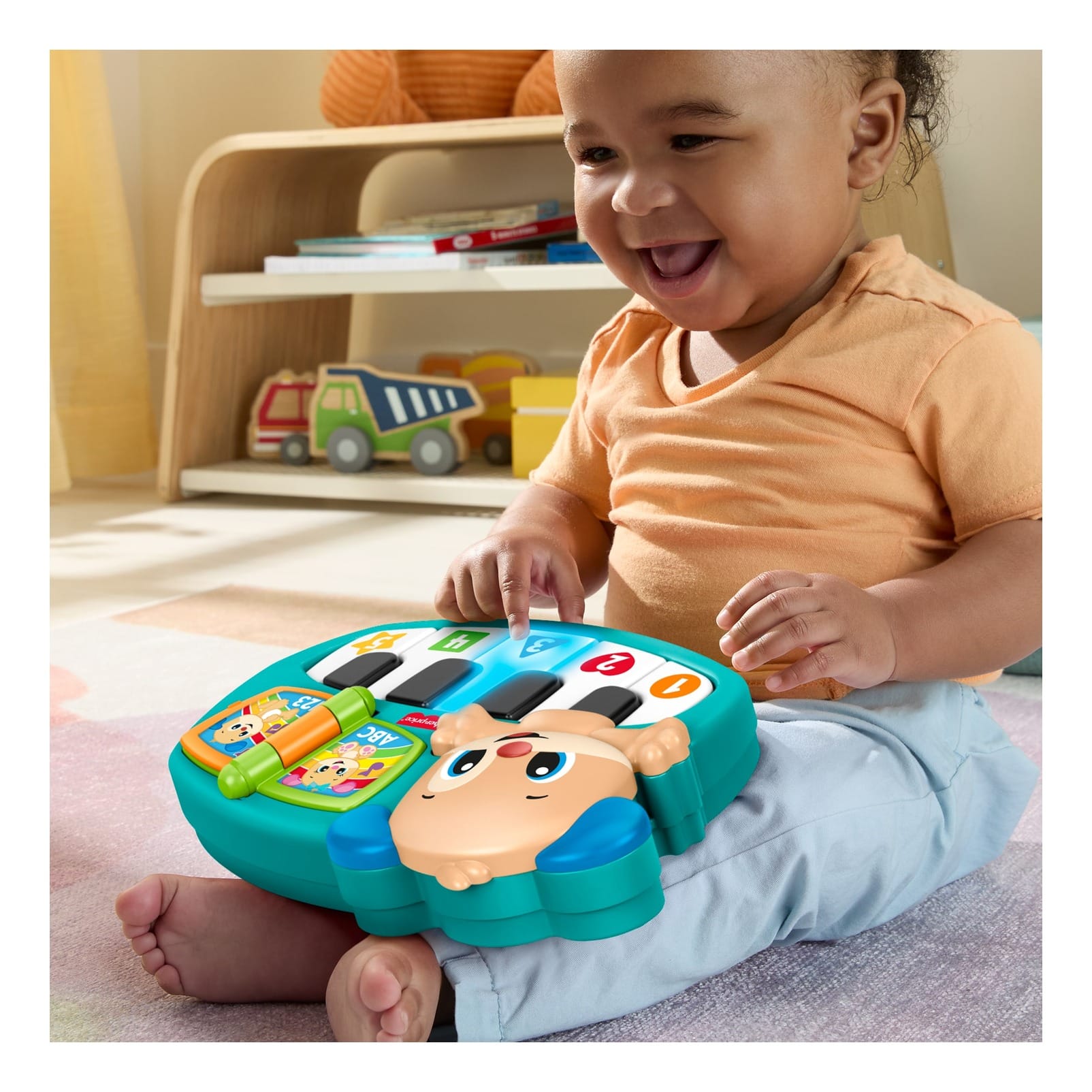 Fisher-Price Laugh & Learn Puppy's Piano Interactive Musical Educational Toy Set