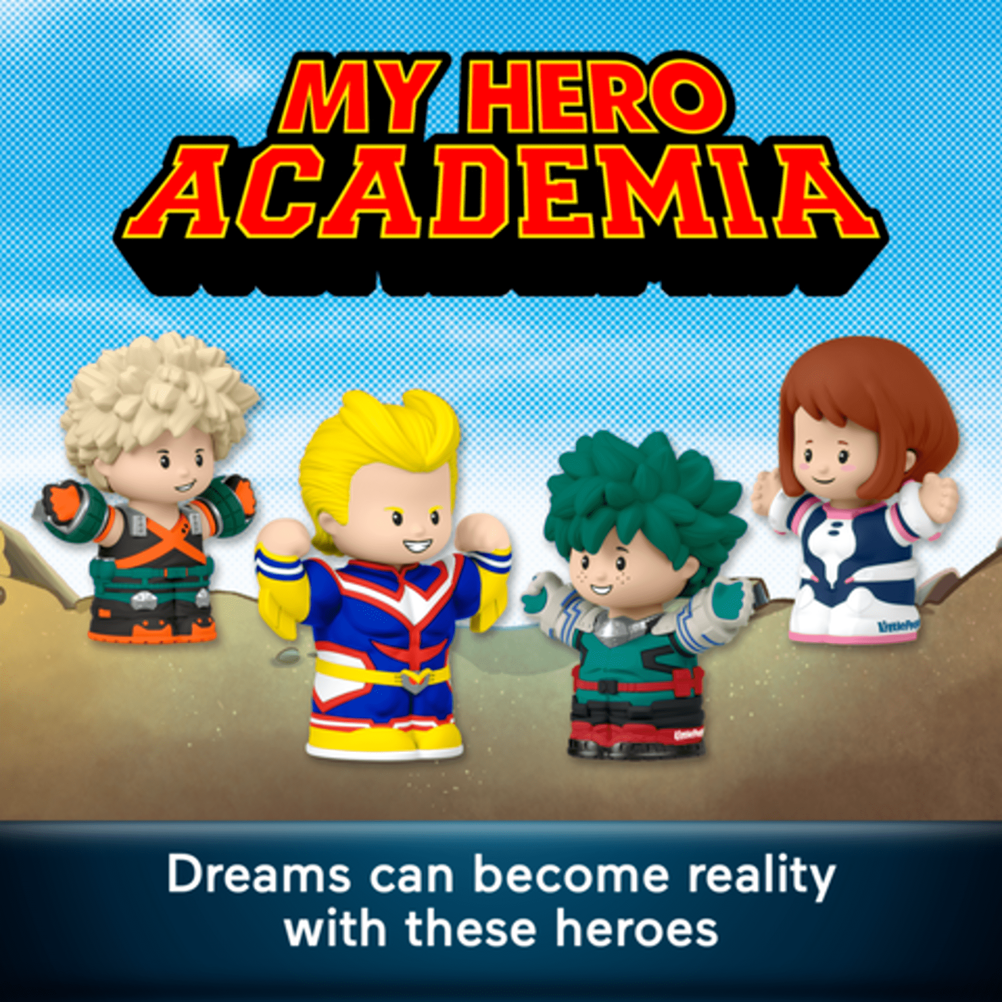 Fisher Price Little People Collector My Hero Academia Figure Set