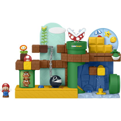Fisher-Price Little People Super Mario Adventure Playset With Figures And Accessories