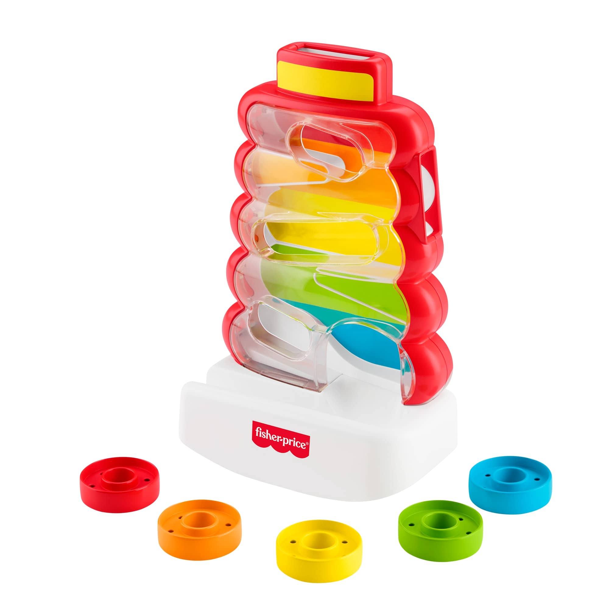 Fisher-Price Rock-A-Stack Drop-Through Stacking Toy For Early Learning Development
