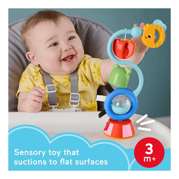 Fisher-Price Sensory Developmental High Chair Toy For Early Brain Senses Stimulation