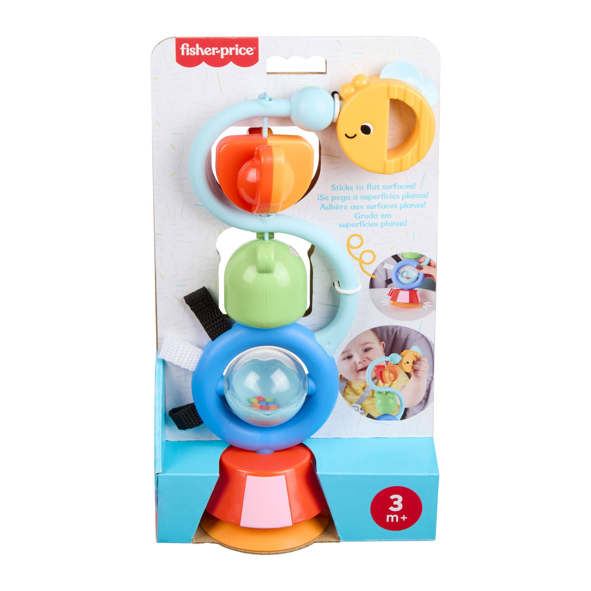 Fisher-Price Sensory Developmental High Chair Toy For Early Brain Senses Stimulation