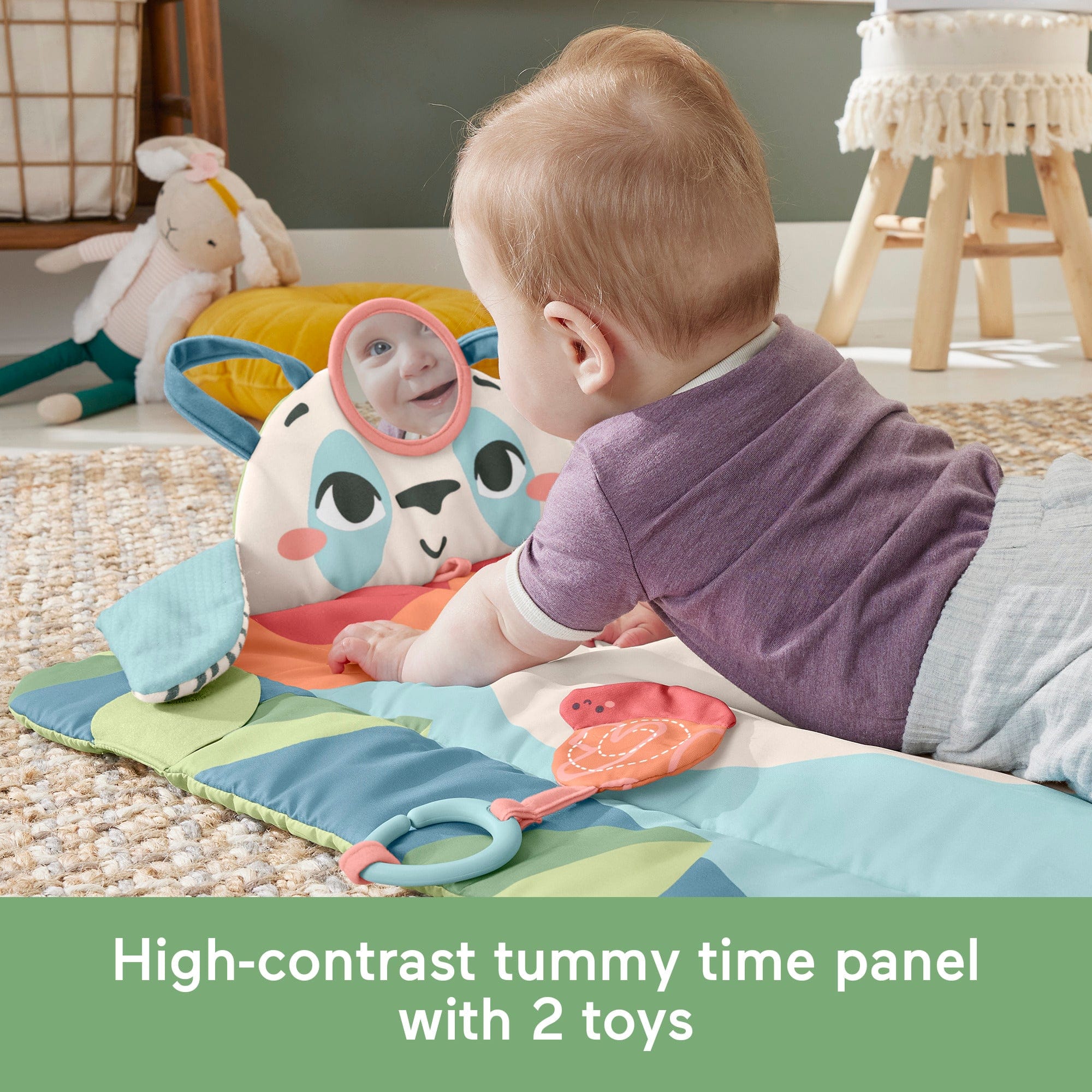 Fisher Price Sustain Roly Poly Panda Play Mat 194735101542