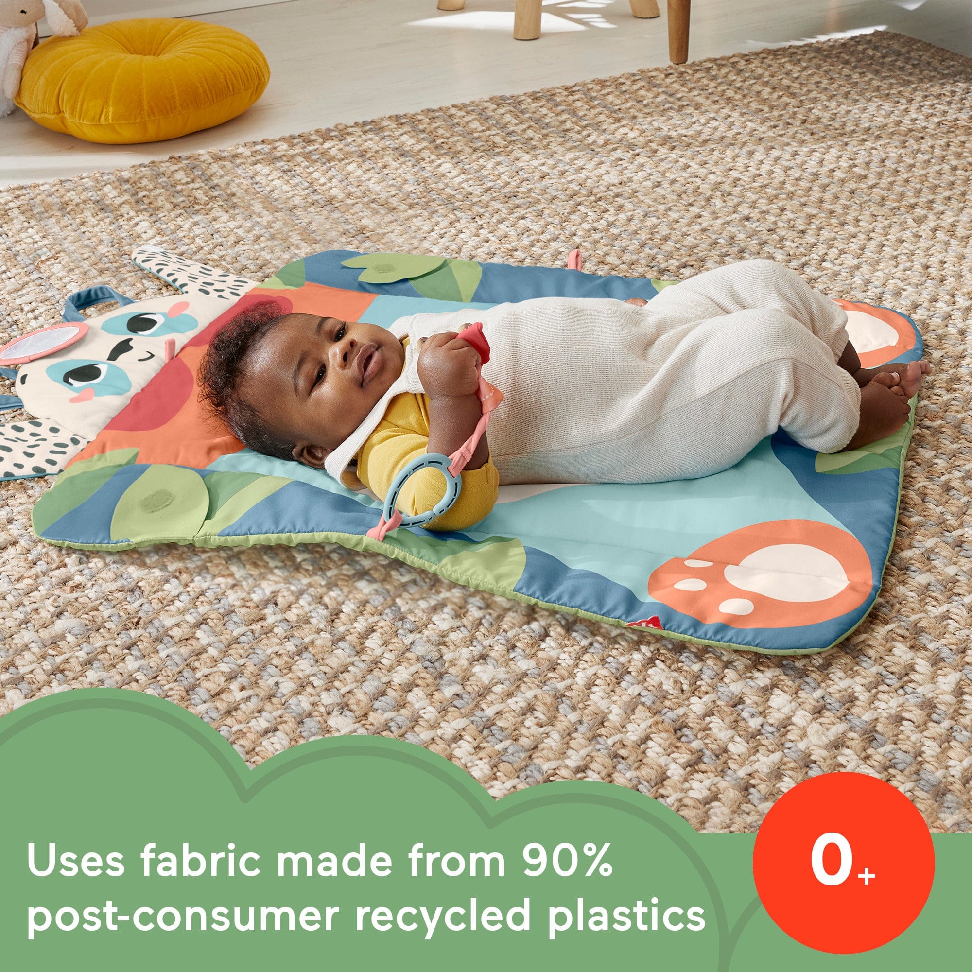 Fisher Price Sustain Roly Poly Panda Play Mat 194735101542