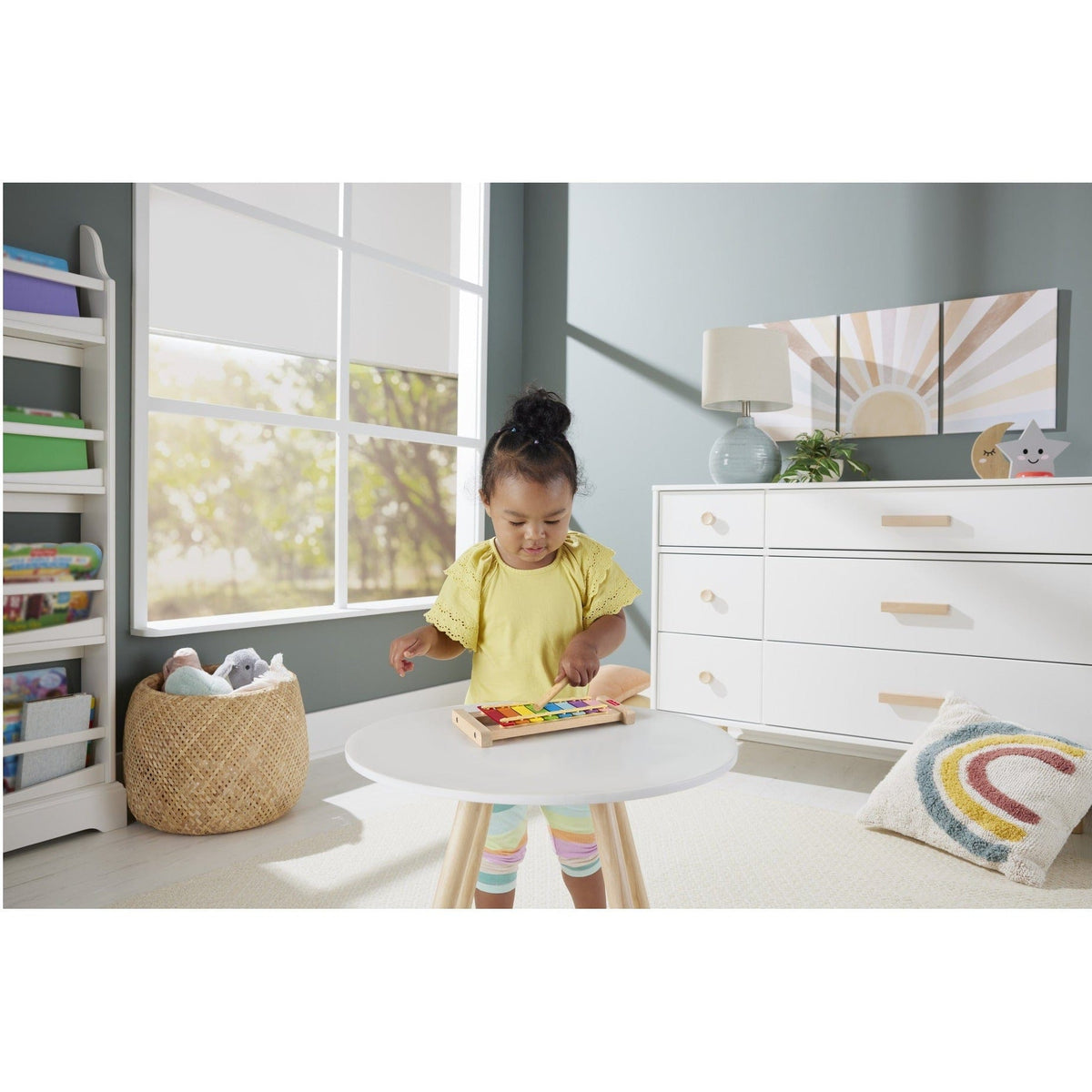 Fisher Price Wooden Xylophone Musical Instrument for Toddlers and Young Children