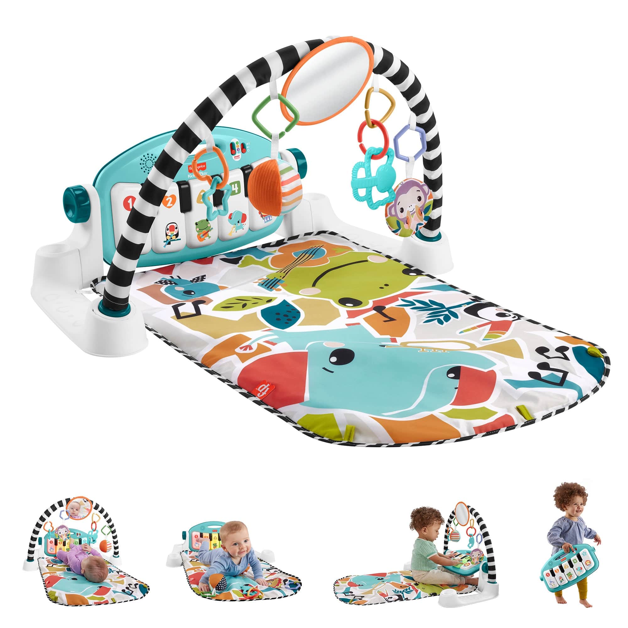 Glow And Grow Kick And Play Gym Blue 194735224104