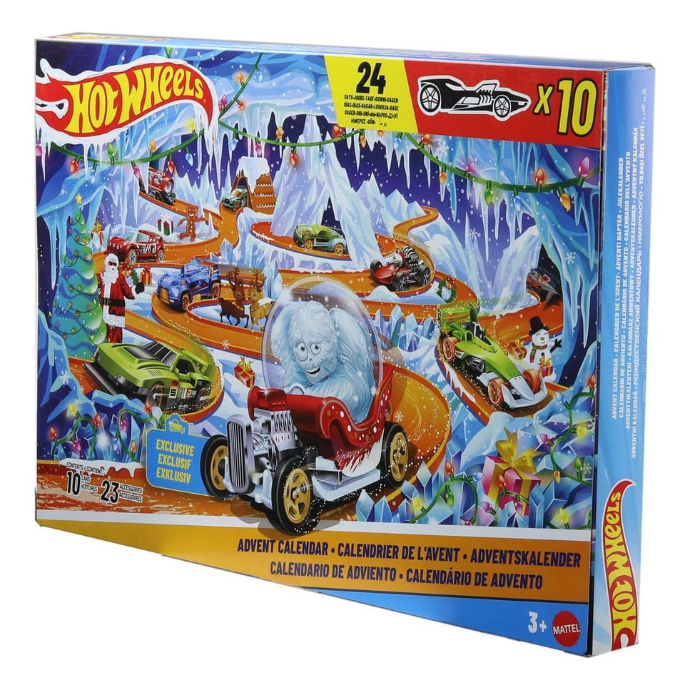 Hot Wheels 2026 Advent Calendar with 10 Cars and 24 Accessories 194735363384