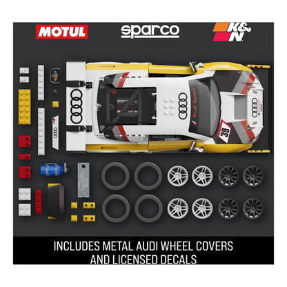 Hot Wheels Brick Shop Elite ’15 Audi R8 LMS Building Set 194735304813