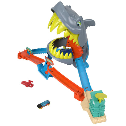 Hot Wheels City Shark Beach Survival Arena Playset