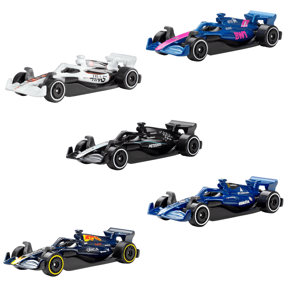Hot Wheels Hyperextravagant Ultimate Deluxe Edition Basic 5 Pack Formula One Car
