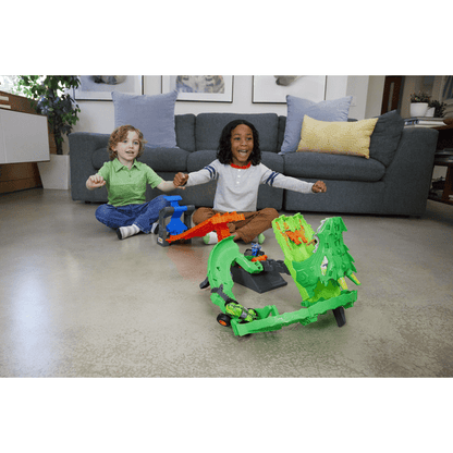 Hot Wheels Monster Trucks Sharks Versus Dinosaurs Dragon Destruction 194735303748