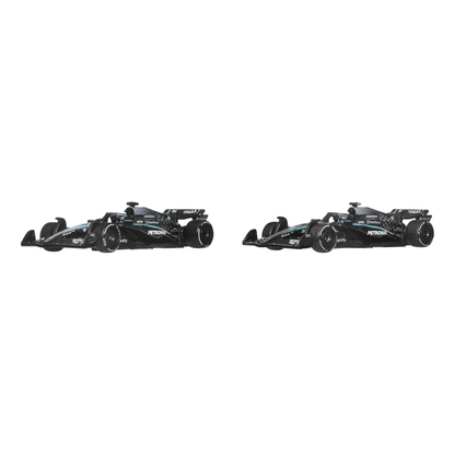 Hot Wheels Premium Formula One Grand Prix Collectors Edition Mercedes Die-Cast Set