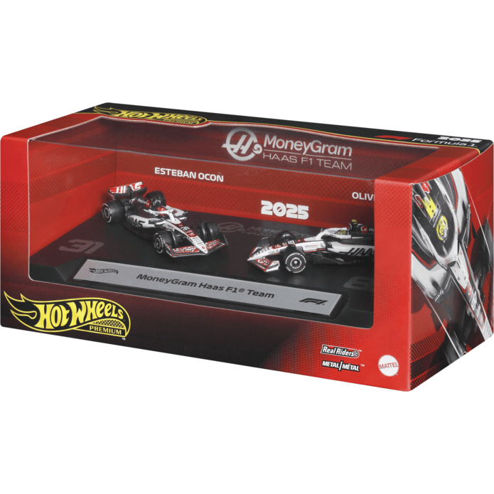 Hot Wheels Premium Haas F1 Team International GrandPrix Die Cast Collectible Car