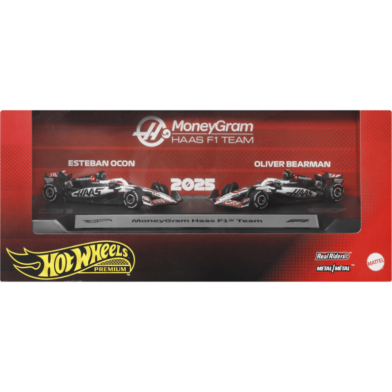 Hot Wheels Premium Haas F1 Team International GrandPrix Die Cast Collectible Car