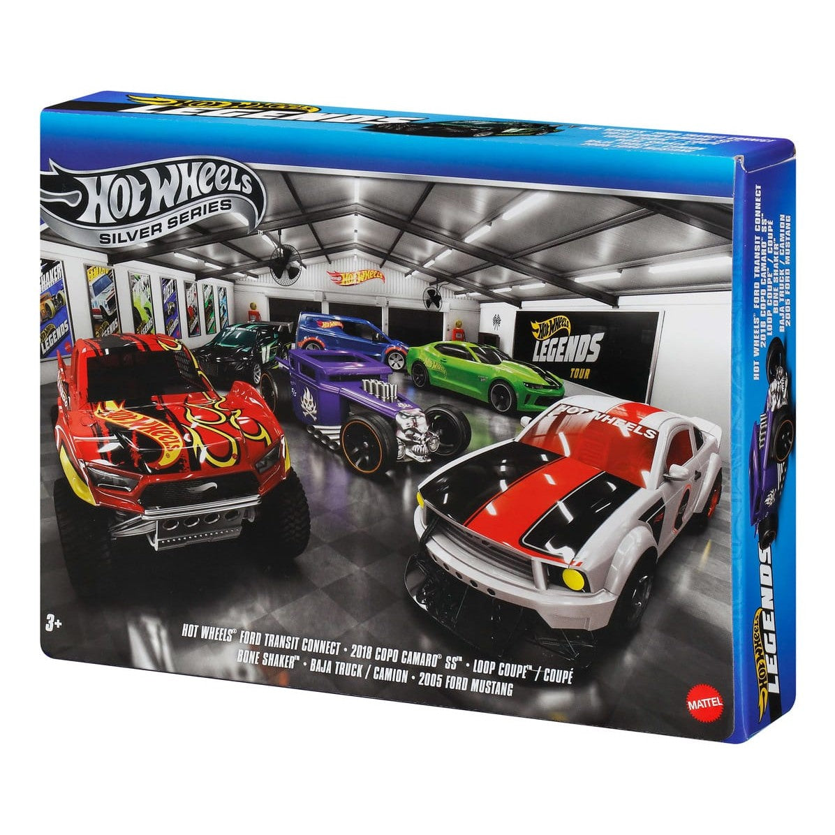 Hot Wheels Silver Series Legends Limited Edition Multipack Diecast Car Collection Set