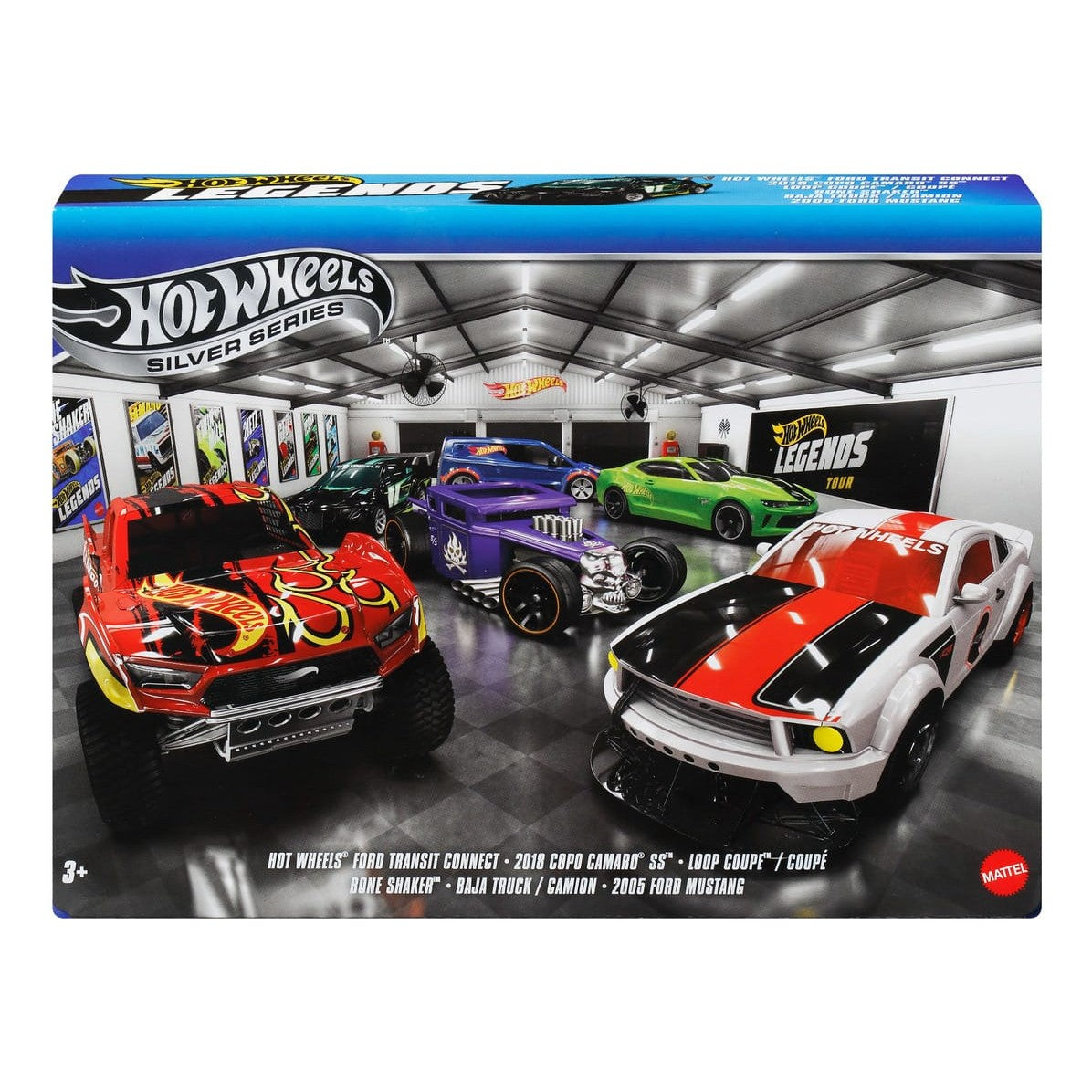 Hot Wheels Silver Series Legends Limited Edition Multipack Diecast Car Collection Set