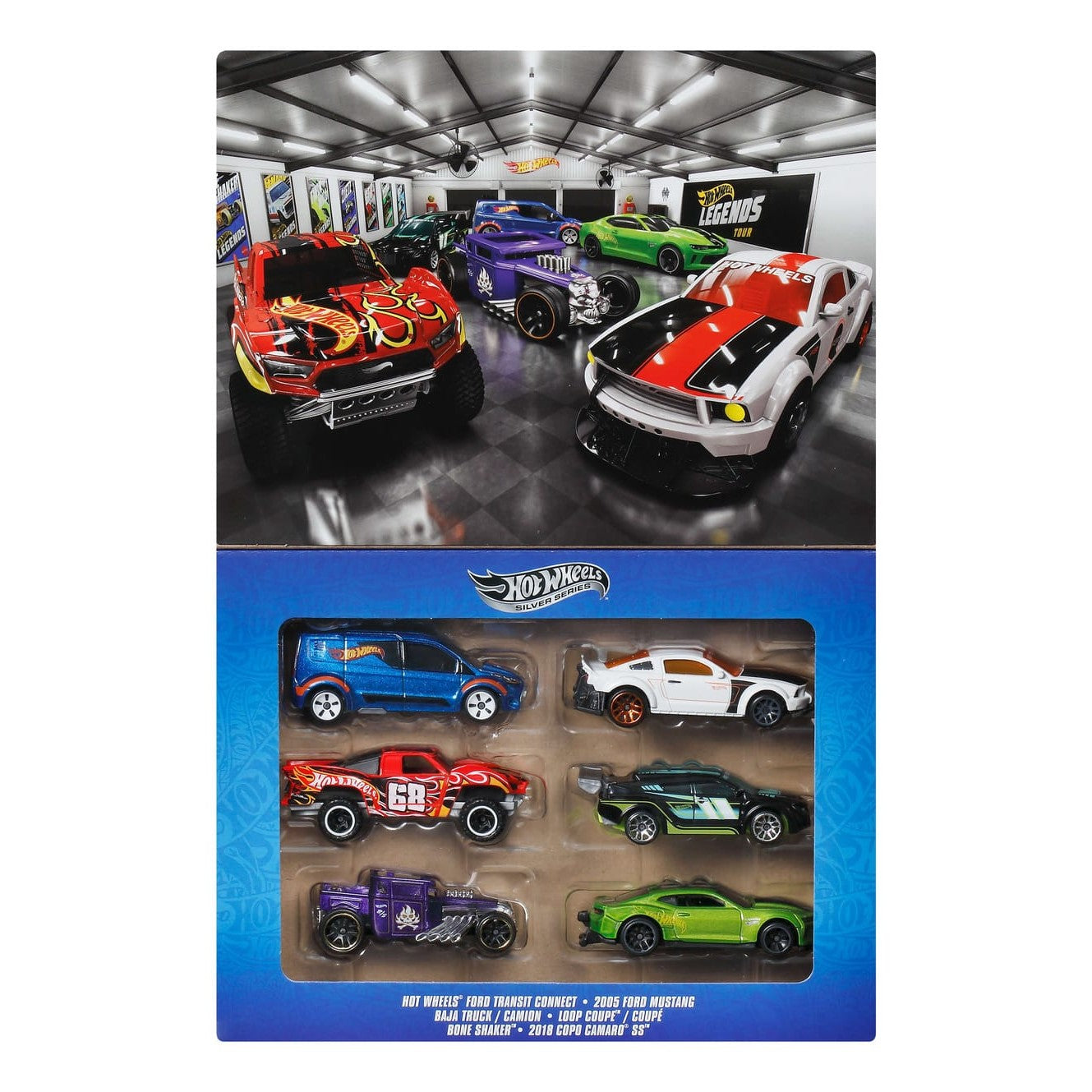 Hot Wheels Silver Series Legends Limited Edition Multipack Diecast Car Collection Set