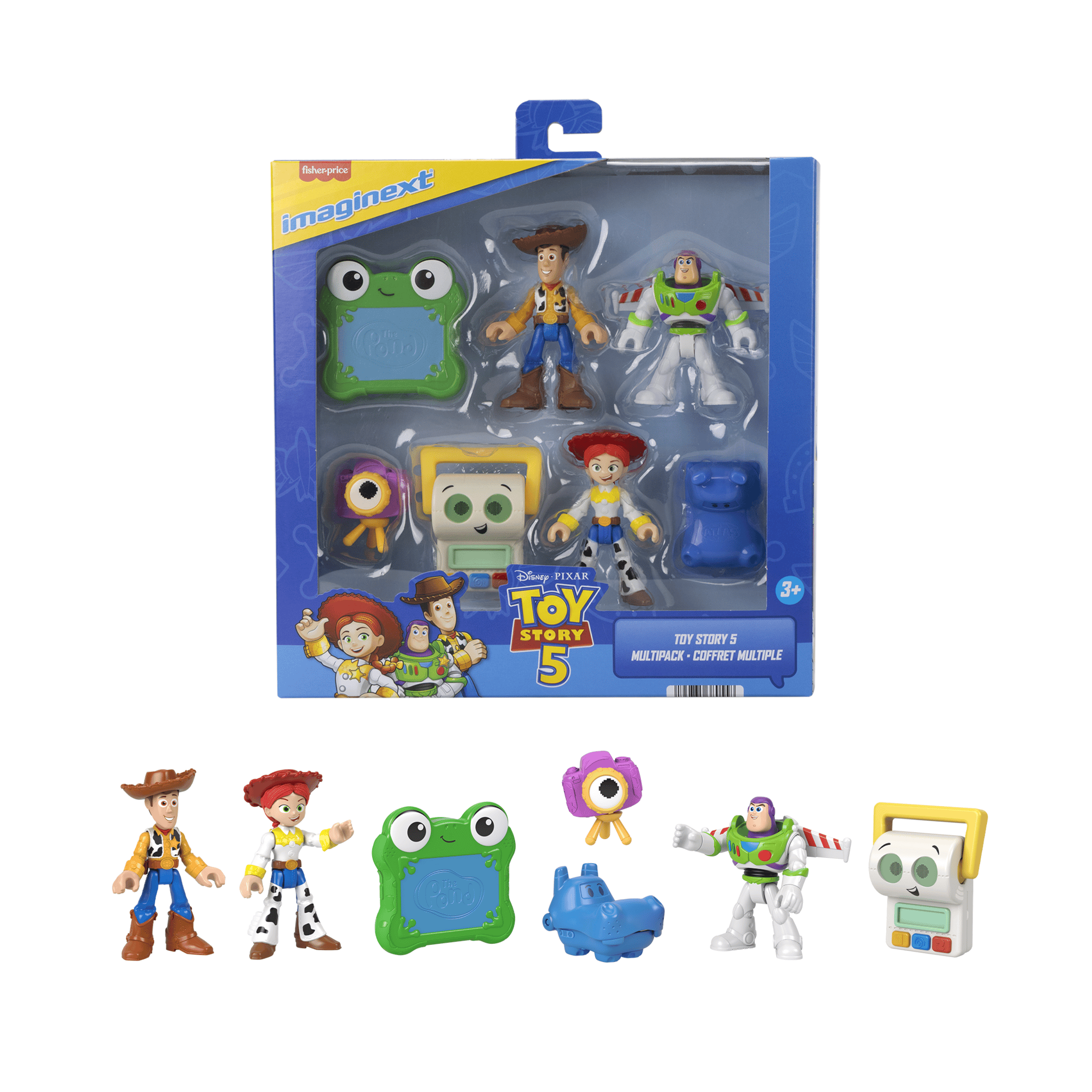 Imaginext Disney Pixar Toy Story 5 Multipack – 7 Figures 194735380558