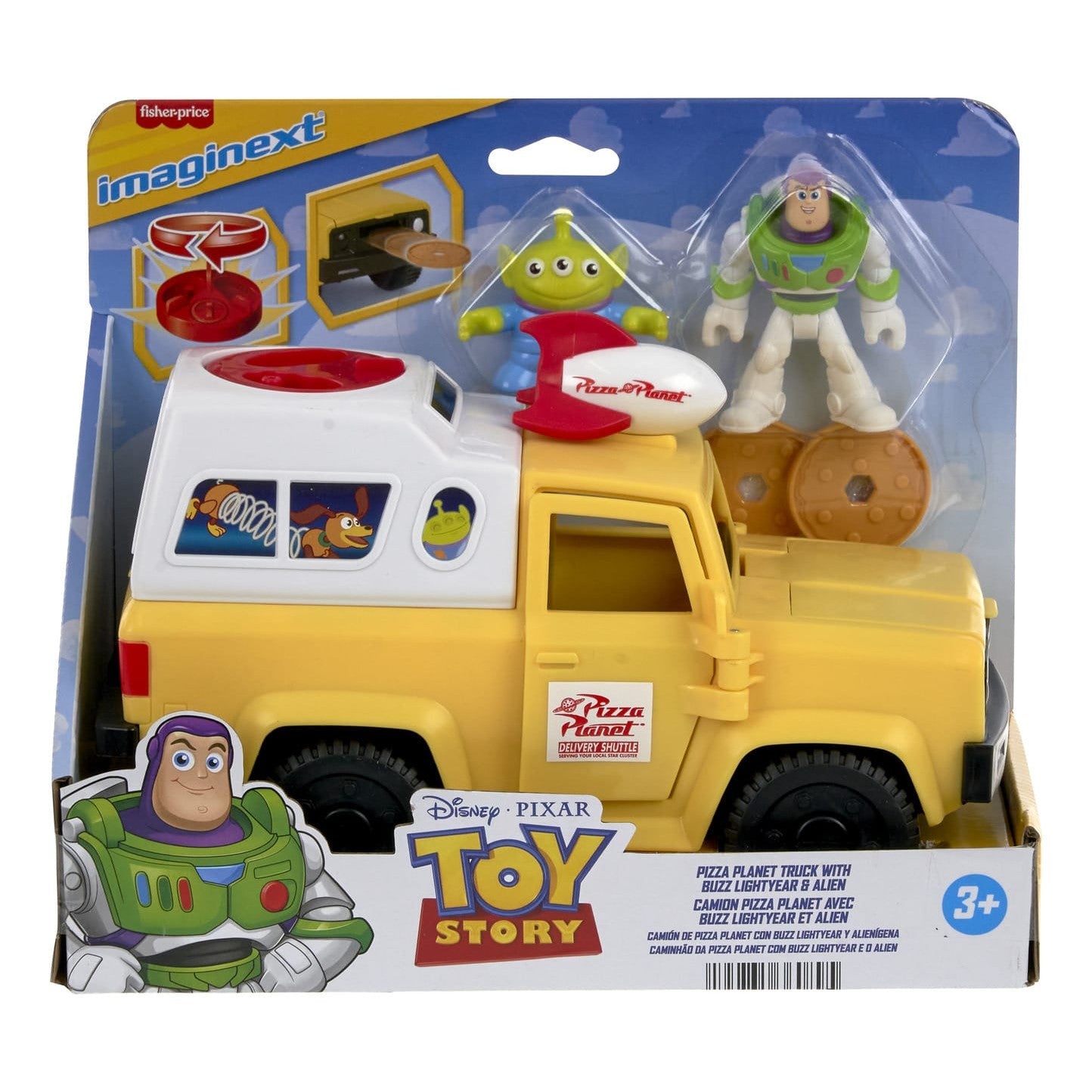 Imaginext Toy Story Pizza Planet Truck Playset With Interactive Lights Sound Effects