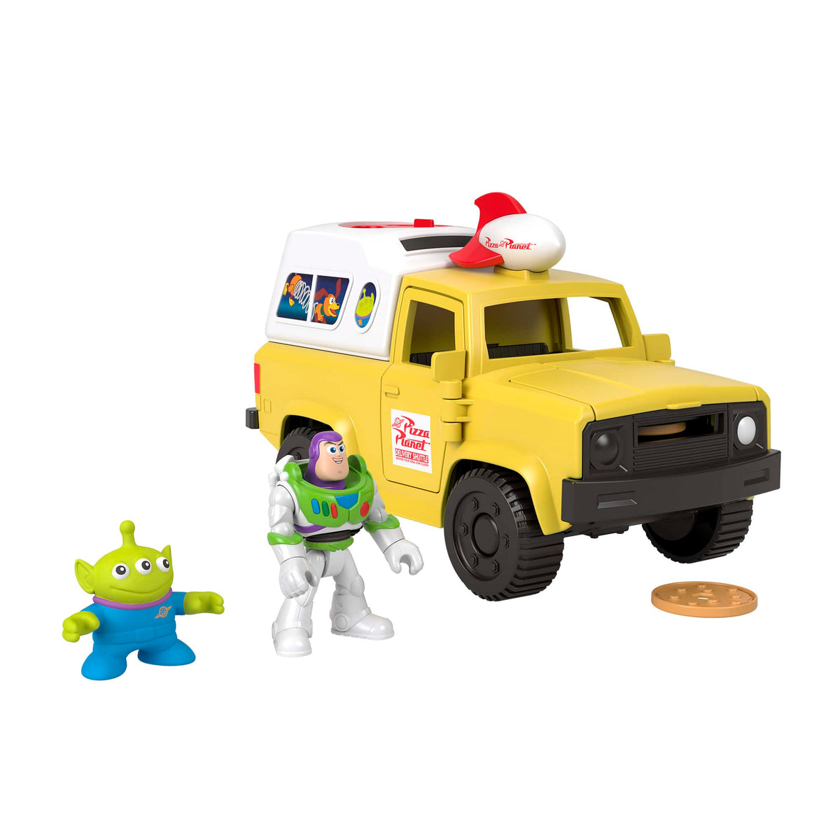 Imaginext Toy Story Pizza Planet Truck Playset With Interactive Lights Sound Effects