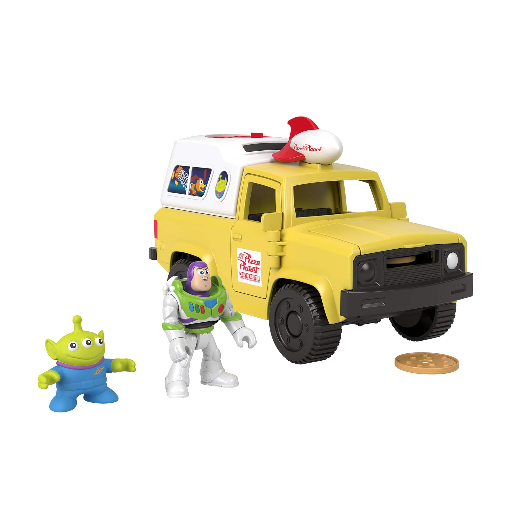 Imaginext Toy Story Pizza Planet Truck Playset With Interactive Lights Sound Effects