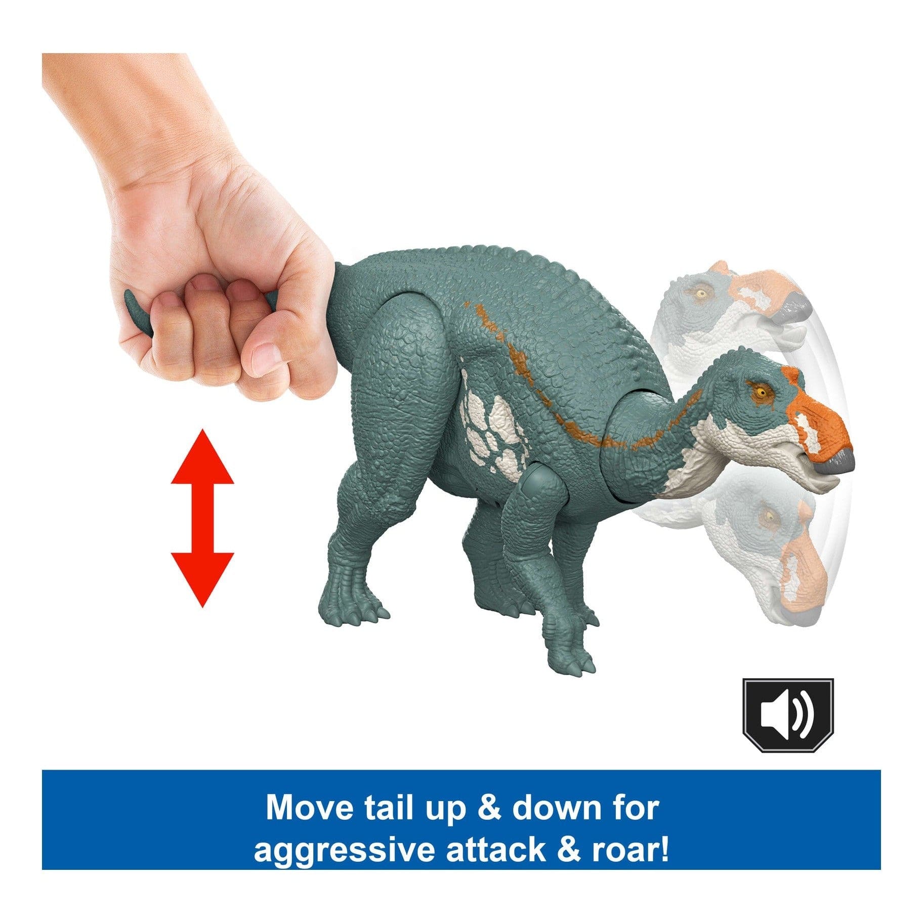 Jurassic World Saga Wild Roar Maiasaura Dinosaur Figure 194735310753