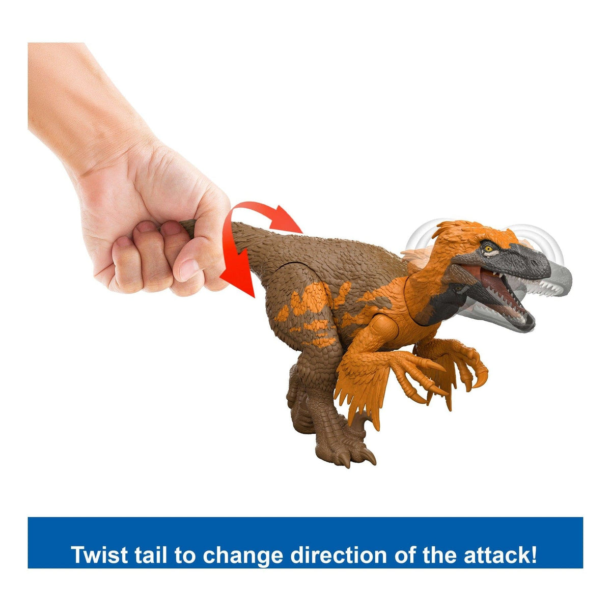 Jurassic World Saga Wild Roar Utahraptor Figure by Mattel 194735310791